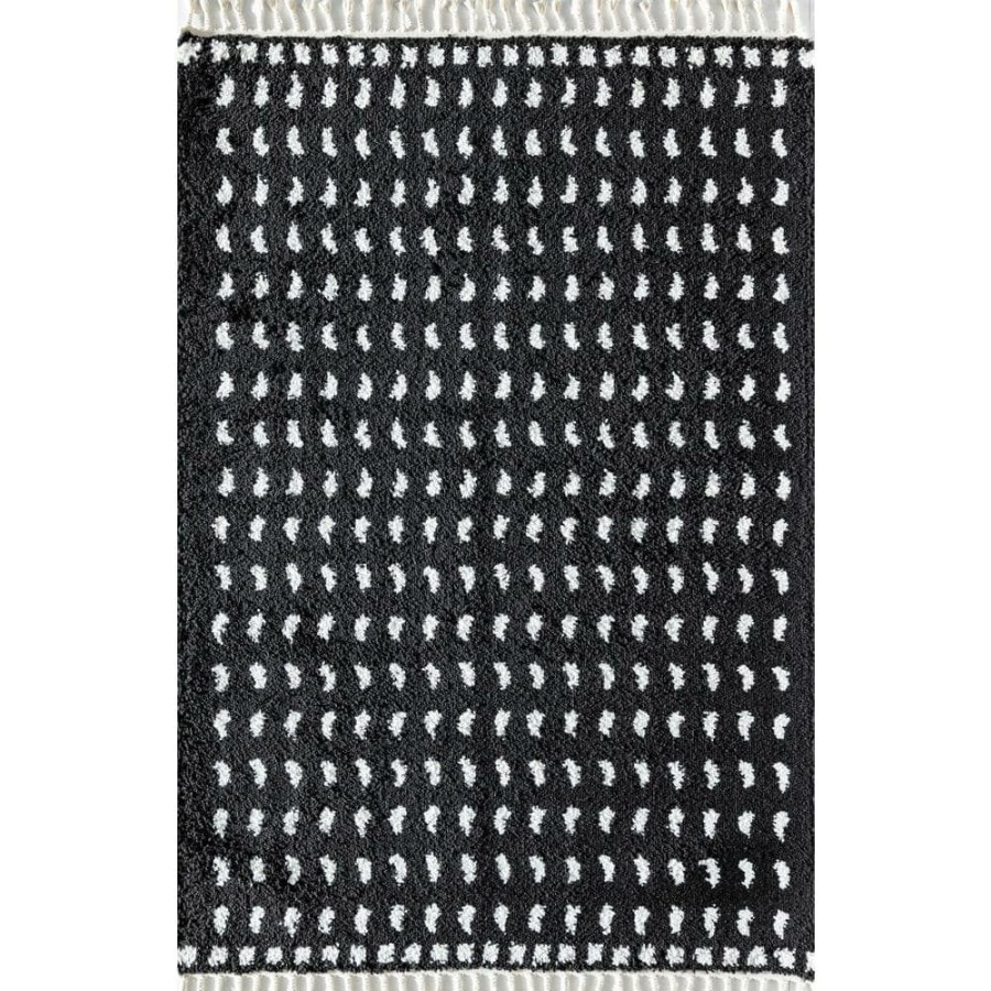 Rugs * | Secret Moment Modern Black 8 Ft. X 10 Ft. Dots Area Rug By Cosmoliving By Cosmopolitan