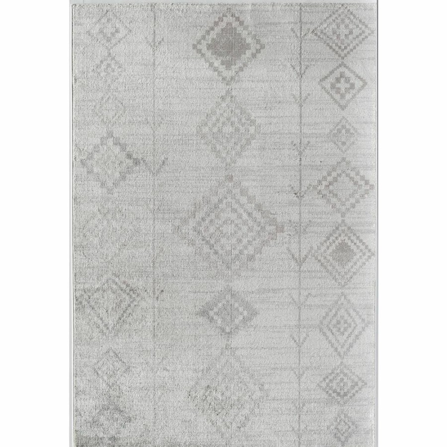 Rugs * | Bodrum Native Cream Gray 8 Ft. X 10 Ft. Area Rug By Cosmoliving By Cosmopolitan