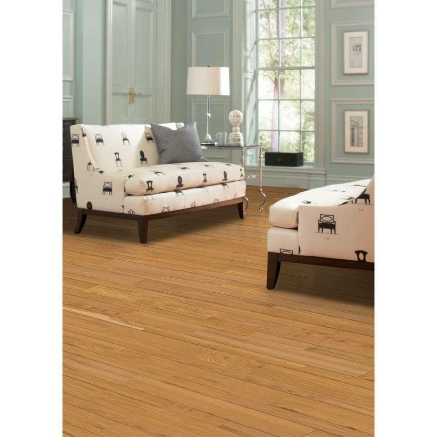 Hardwood Flooring * | Wire Brushed Barrington Oak 3/8 In. X 3-1/2 In. And 6-1/2 In. X Varying Length Click Lock Hardwood Flr (26.25 Sq.Ft./Cs) By Homelegend