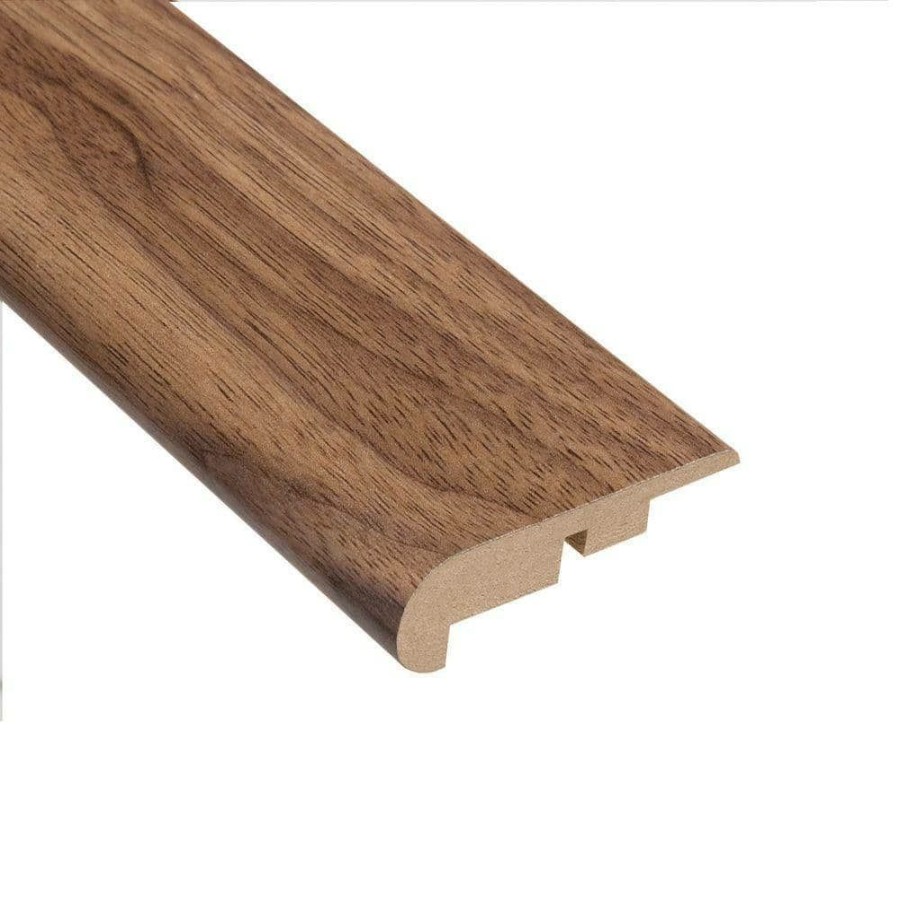 Laminate Flooring * | Authentic Walnut 7/16 In. Thick X 2-1/4 In. Wide X 94 In. Length Laminate Stairnose Molding By Homelegend