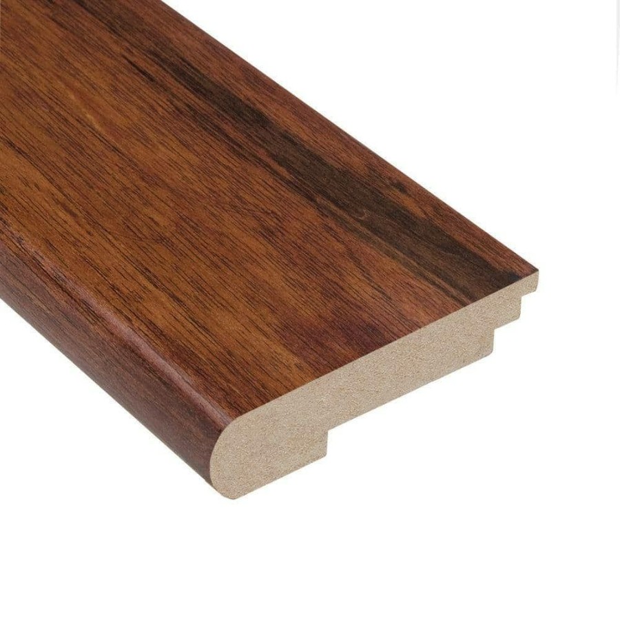 Hardwood Flooring * | Manchurian Walnut 3/8 In. Thick X 3-3/8 In. Wide X 78 In. Length Stair Nose Molding By Homelegend