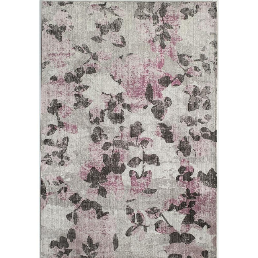 Rugs * | Celine Pink Elegance Gray 5 Ft. X 7 Ft. Area Rug By Cosmoliving By Cosmopolitan