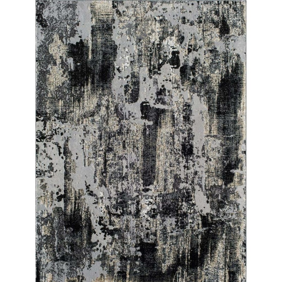 Rugs * | Auden Onyx Black 8 Ft. X 10 Ft. Area Rug By Cosmoliving By Cosmopolitan