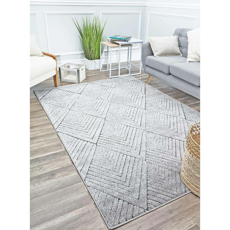 Rugs * | Cadence Soapstone Gray 5 Ft. X 7 Ft. Area Rug By Cosmoliving By Cosmopolitan