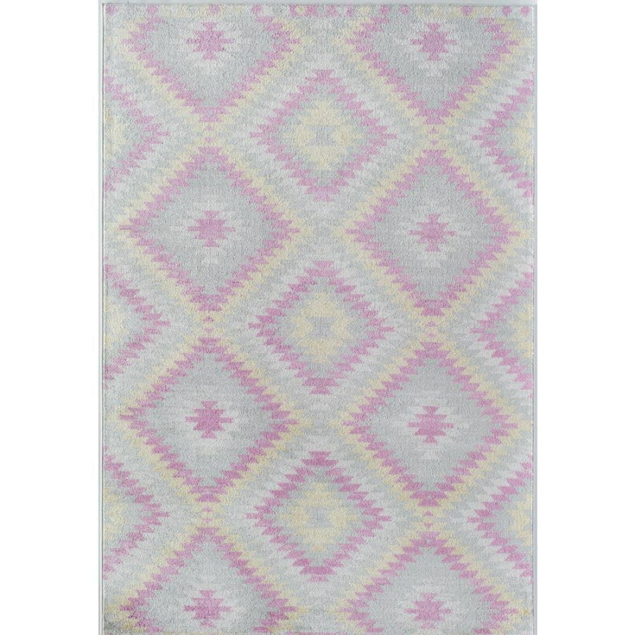 Rugs * | Bodrum Bubblegum Gray 8 Ft. X 10 Ft. Area Rug By Cosmoliving By Cosmopolitan