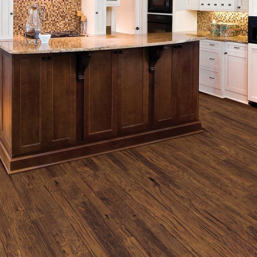 Hardwood Flooring * | Hs Distressed Montecito Oak 3/8 In. T X 3-1/2 In. And 6-1/2 In. W X Varying Length Click Lock Hardwood (26.25 Sq.Ft./Cs) By Homelegend