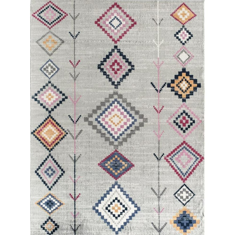 Rugs * | Blume Prabal Gray 8 Ft. X 10 Ft. Area Rug By Cosmoliving By Cosmopolitan