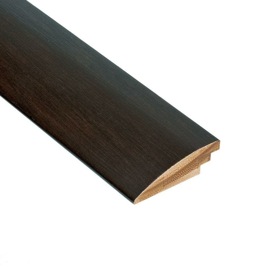 Hardwood Flooring * | Horizontal Black 9/16 In. Thick X 2 In. Wide X 78 In. Length Bamboo Hard Surface Reducer Molding By Homelegend