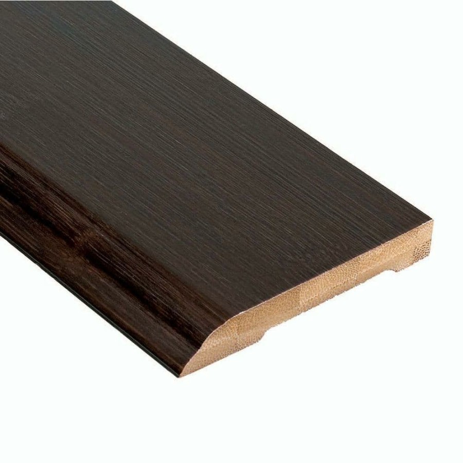 Hardwood Flooring * | Horizontal Black 1/2 In. Thick X 3-1/2 In. Wide X 94 In. Length Bamboo Wall Base Molding By Homelegend