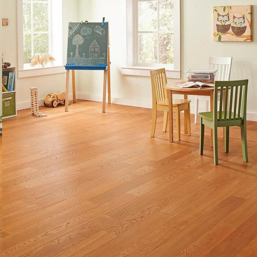 Hardwood Flooring * | Wire Brushed Oak Havana 3/8 In. T X 5 In. W X Varying Length Click Lock Hardwood Flooring (19.69 Sq. Ft. / Case) By Homelegend