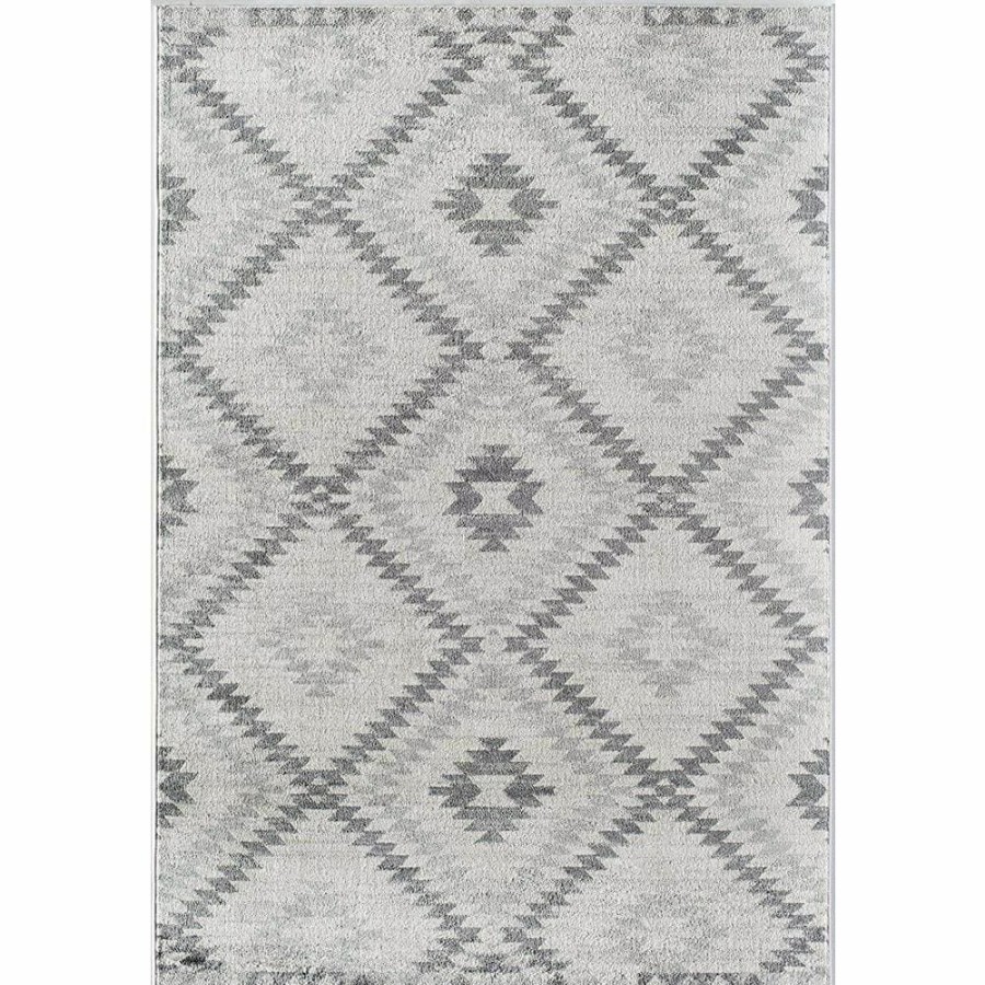 Rugs * | Soleil Kilim White Tribal Moroccan 8 Ft. X 12 Ft. Area Rug By Cosmoliving By Cosmopolitan