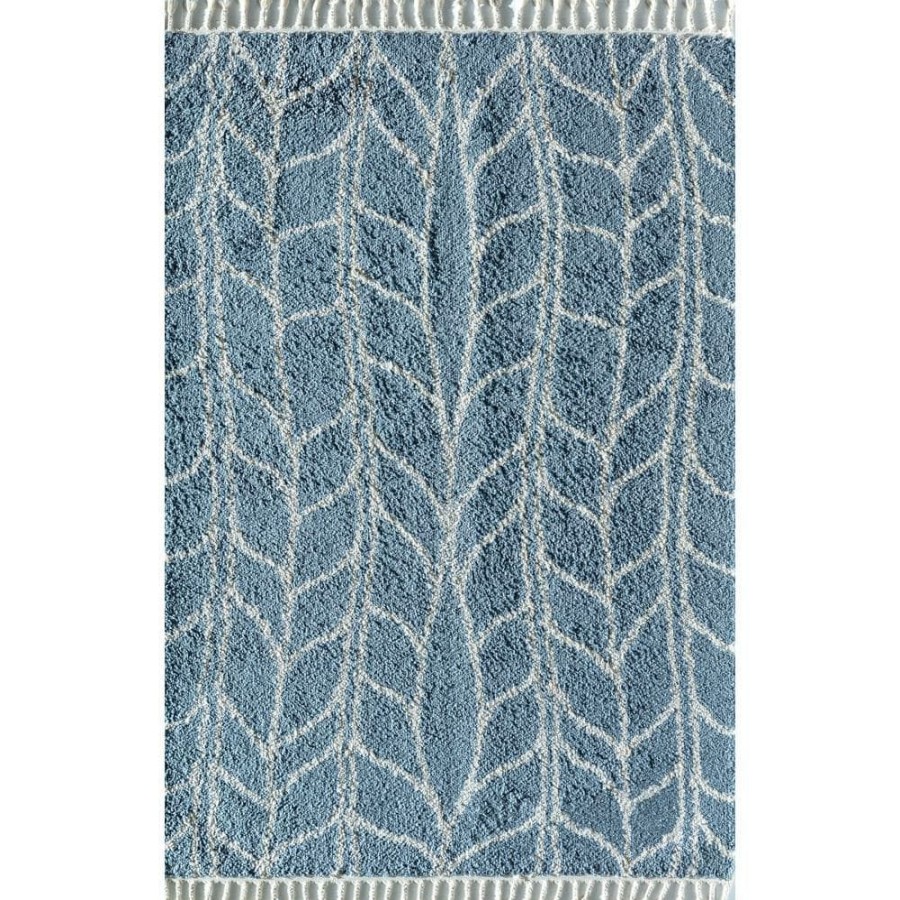 Rugs * | Sky Vine Blue 5 Ft. X 7 Ft. Geometric Modern Area Rug By Cosmoliving By Cosmopolitan