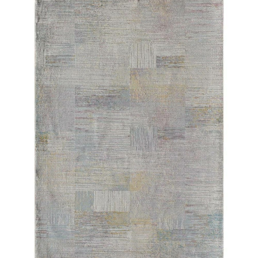 Rugs * | Revere Pewter Multi-Colored 5 Ft. X 7 Ft. Contemporary Area Rug By Cosmoliving By Cosmopolitan