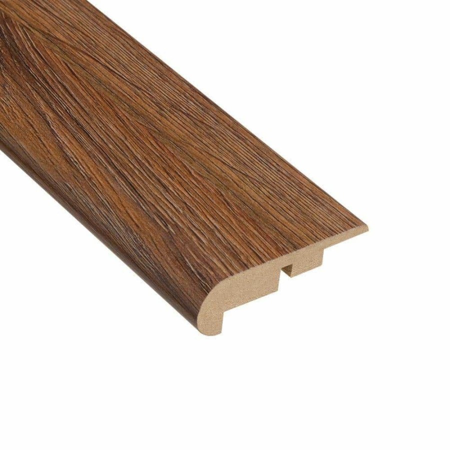 Laminate Flooring * | Palace Oak Dark 7/16 In. Thick X 2-1/4 In. Wide X 94 In. Length Laminate Stairnose Molding By Homelegend