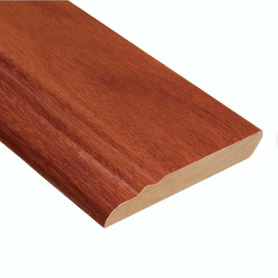 Laminate Flooring * | High Gloss Santos Mahogany 1/2 In. Thick X 3-13/16 In. Wide X 94 In. Length Laminate Wall Base Molding By Homelegend