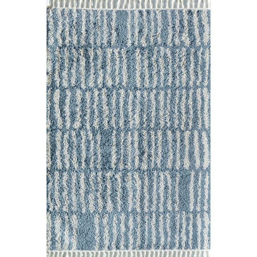 Rugs * | Shallow Waters Modern Blue 8 Ft. X 10 Ft. Geometric Area Rug By Cosmoliving By Cosmopolitan