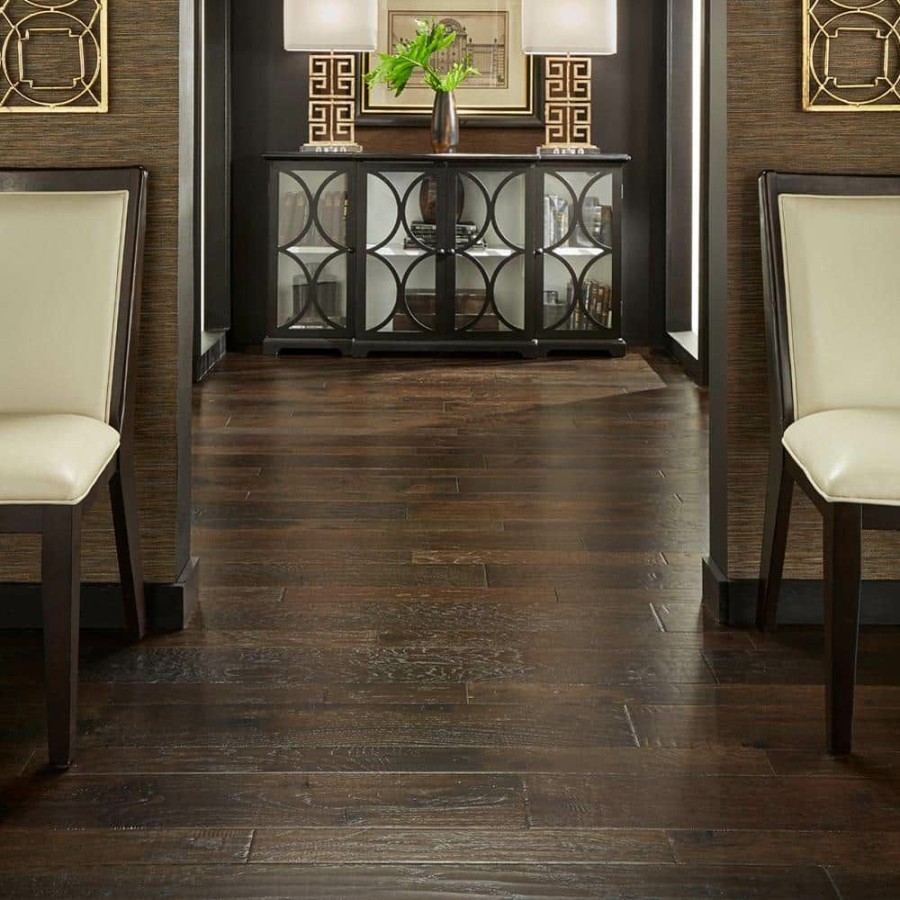 Hardwood Flooring * | Hs Distressed Lennox Hickory 3/8 In. T X 3-1/2 In. And 6-1/2 In. W X Varying Length Click Lock Hardwood (26.25 Sq.Ft/Cs) By Homelegend