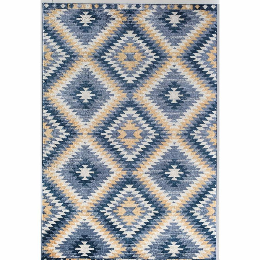 Rugs * | Bodrum Kilim Denim 8 Ft. X 10 Ft. Area Rug By Cosmoliving By Cosmopolitan