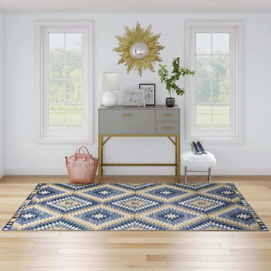 Rugs * | Bodrum Kilim Denim 8 Ft. X 10 Ft. Area Rug By Cosmoliving By Cosmopolitan