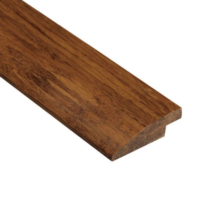 Hardwood Flooring * | Strand Woven Saddle 9/16 In. Thick X 2 In. Wide X 78 In. Length Bamboo Hard Surface Reducer Molding By Homelegend