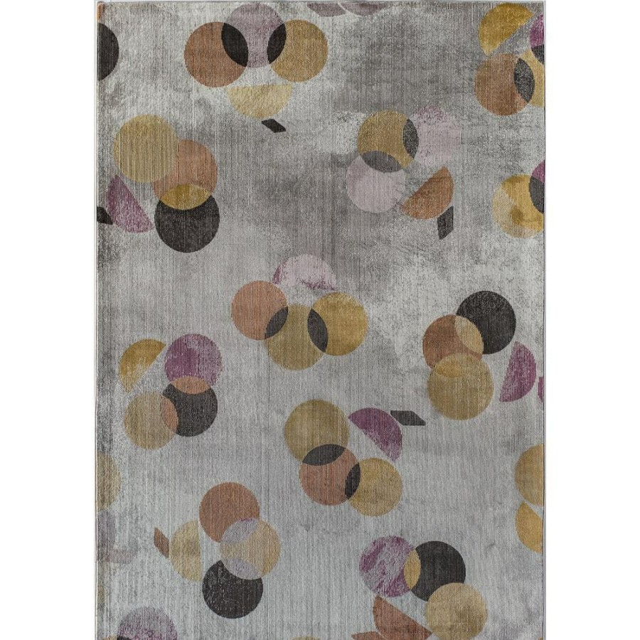 Rugs * | Celine Goldhint Gray 8 Ft. X 10 Ft. Area Rug By Cosmoliving By Cosmopolitan