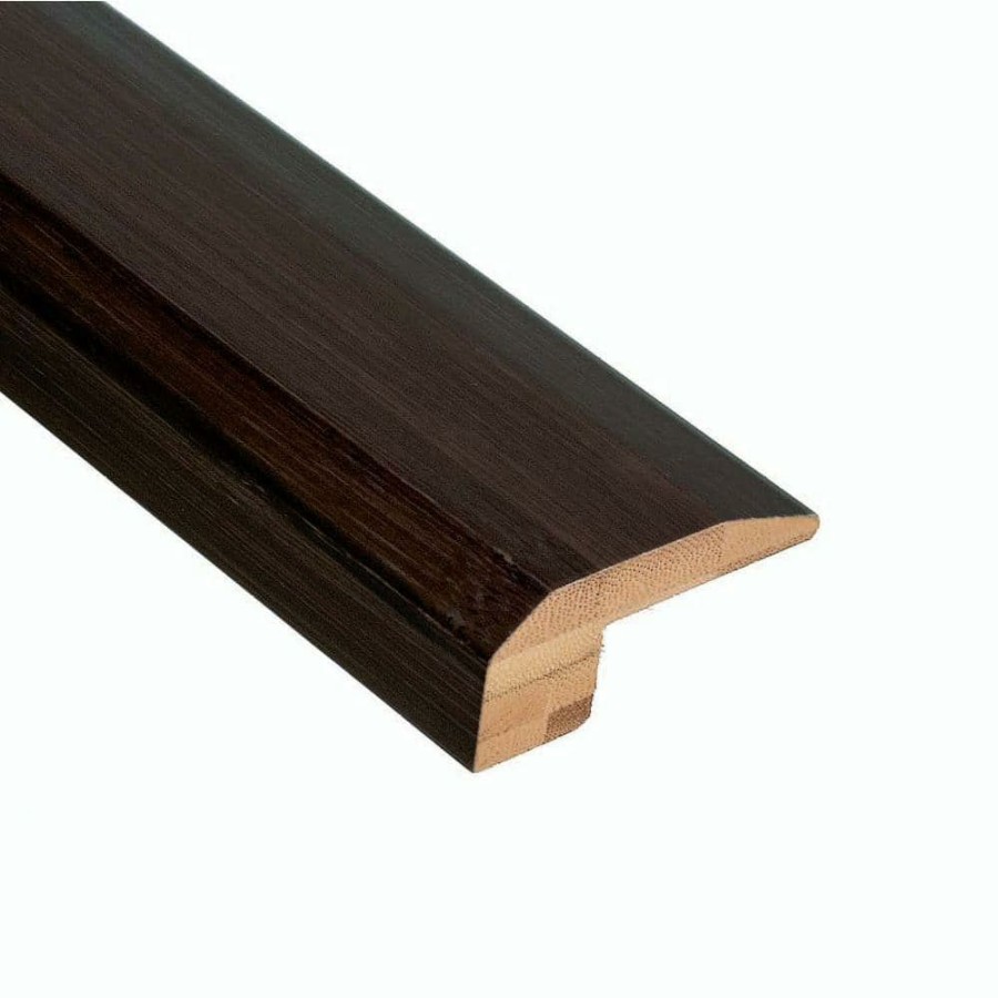 Hardwood Flooring * | Horizontal Black 9/16 In. Thick X 2-1/8 In. Wide X 78 In. Length Bamboo Carpet Reducer Molding By Homelegend