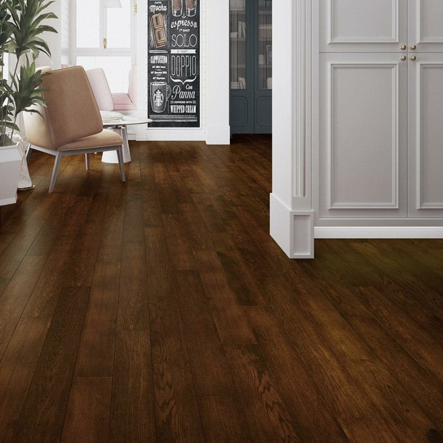 Hardwood Flooring * | Harbor Oak 3/8 In. T X 6-1/2 In. W X Varying Length Water Resistant Click Lock Hardwood Flooring (25.73 Sq. Ft.) By Homelegend