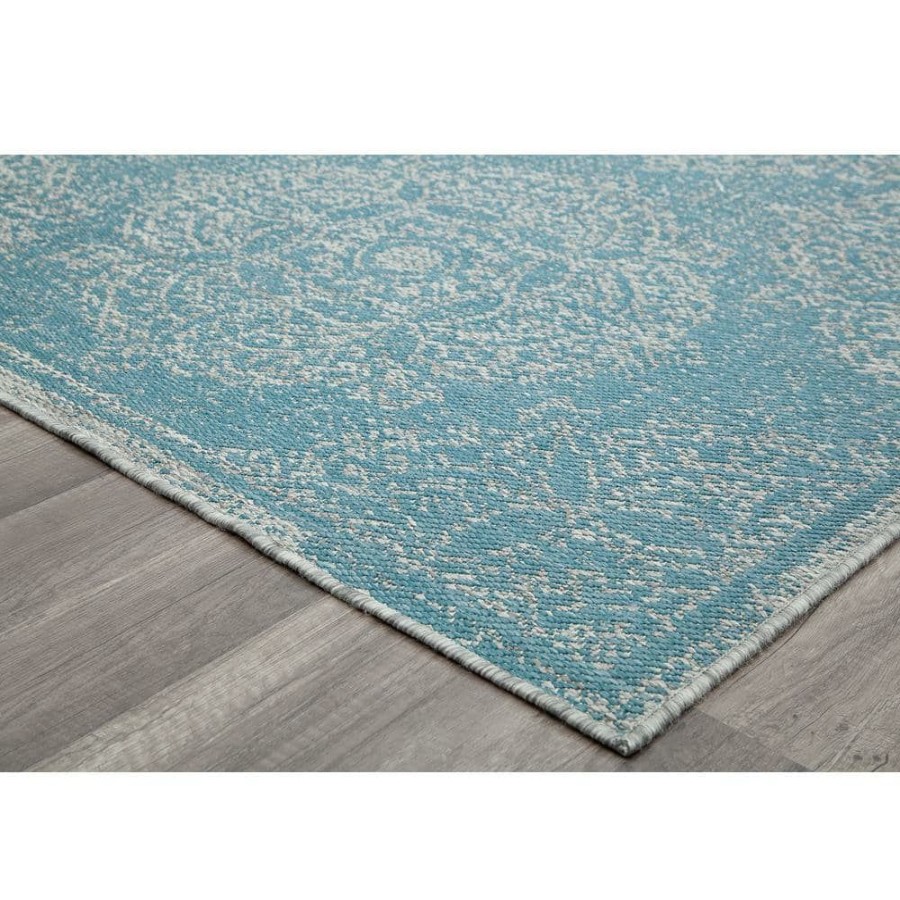 Rugs * | Villa Veranda Icy Blossom White Transitional Abstract 5 Ft. X 7 Ft. Area Rug By Cosmoliving By Cosmopolitan