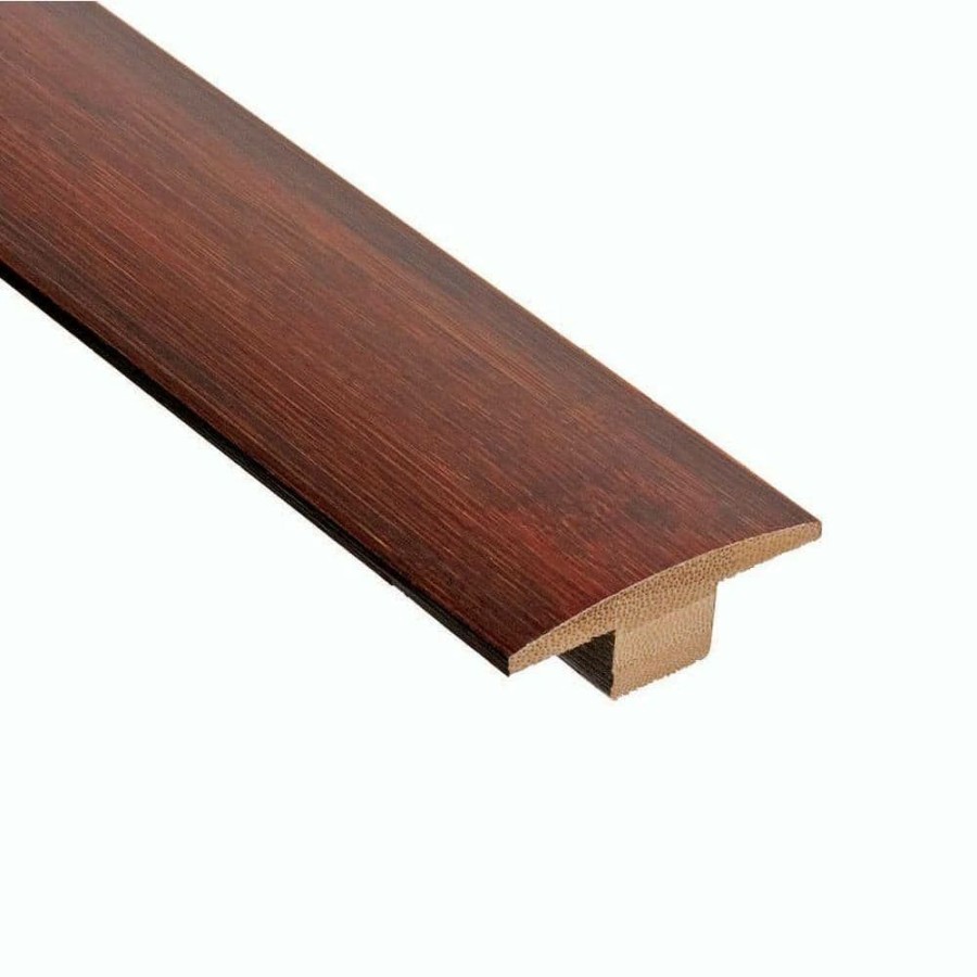 Hardwood Flooring * | Horizontal Chestnut 3/8 In. Thick X 2 In. Wide X 78 In. Length Bamboo T-Molding By Homelegend