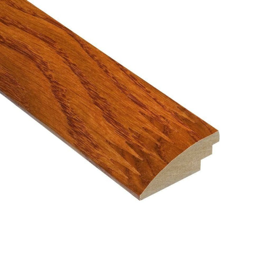 Hardwood Flooring * | High Gloss Oak Gunstock 1/2 In. Thick X 2 In. Wide X 78 In. Length Hard Surface Reducer Molding By Homelegend