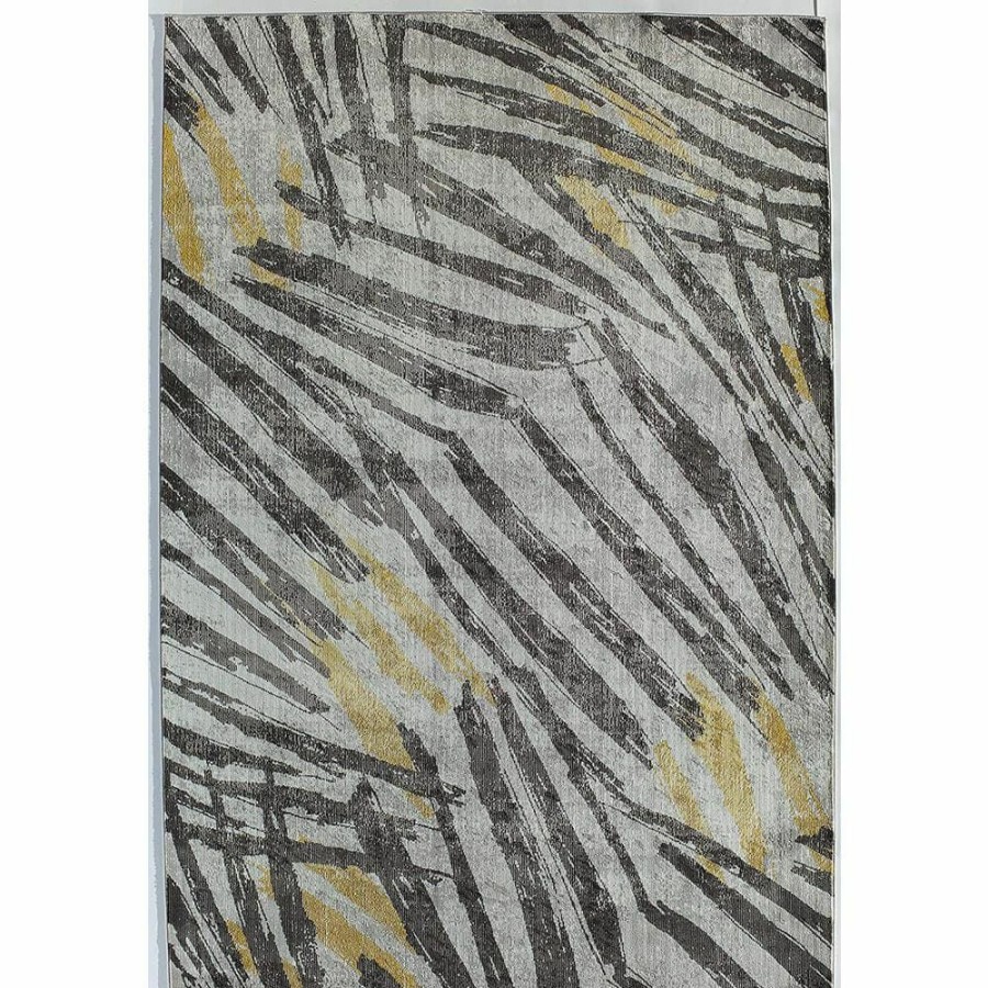 Rugs * | Celine Goldentouch Gray 5 Ft. X 7 Ft. Area Rug By Cosmoliving By Cosmopolitan