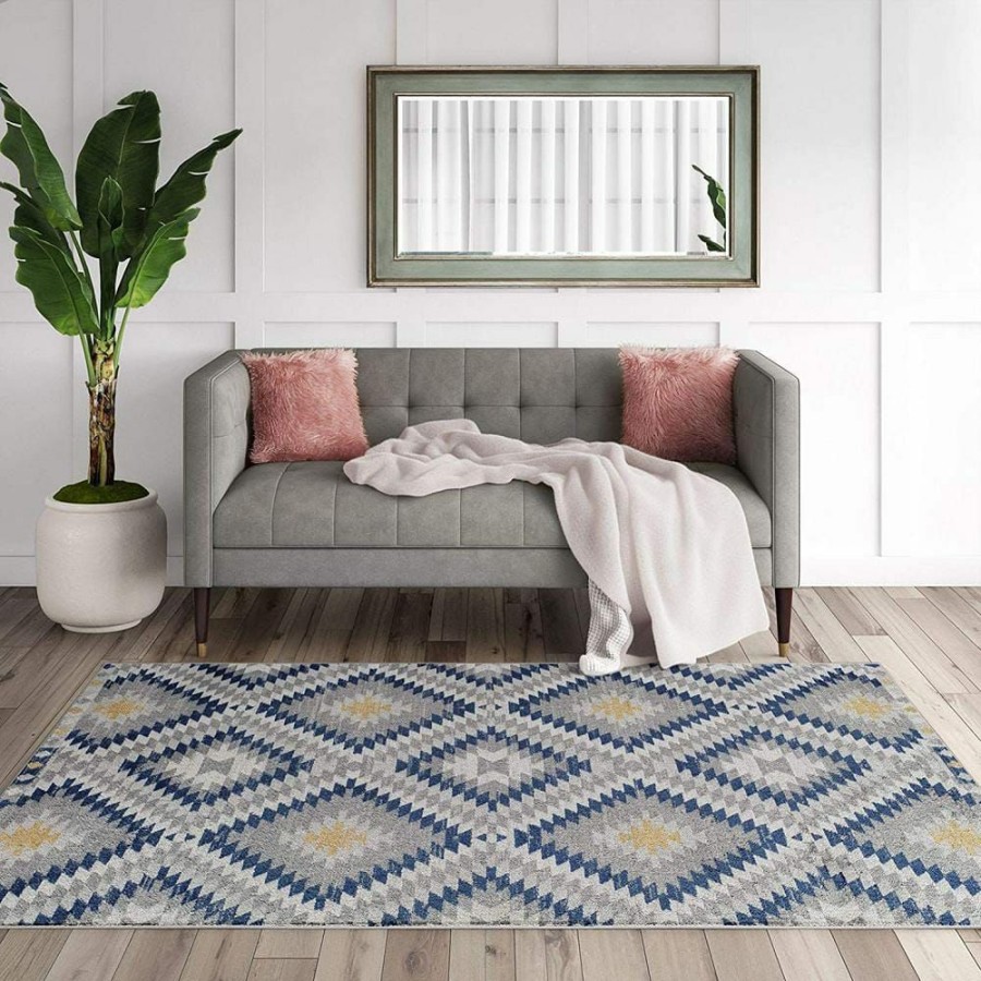 Rugs * | Soleil Sunset Tribal Gray 8 Ft. X 12 Ft. Moroccan Area Rug By Cosmoliving By Cosmopolitan