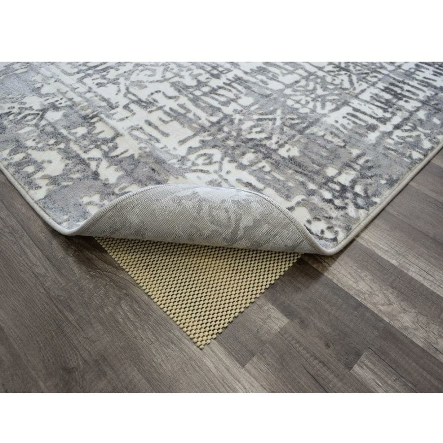 Rugs * | Willow Laurel Royal Silk White 5 Ft. X 7 Ft. Geometric Vintage Area Rug By Cosmoliving By Cosmopolitan