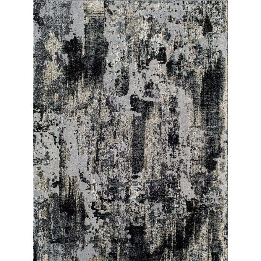 Rugs * | Auden Onyx Black 5 Ft. X 7 Ft. Area Rug By Cosmoliving By Cosmopolitan