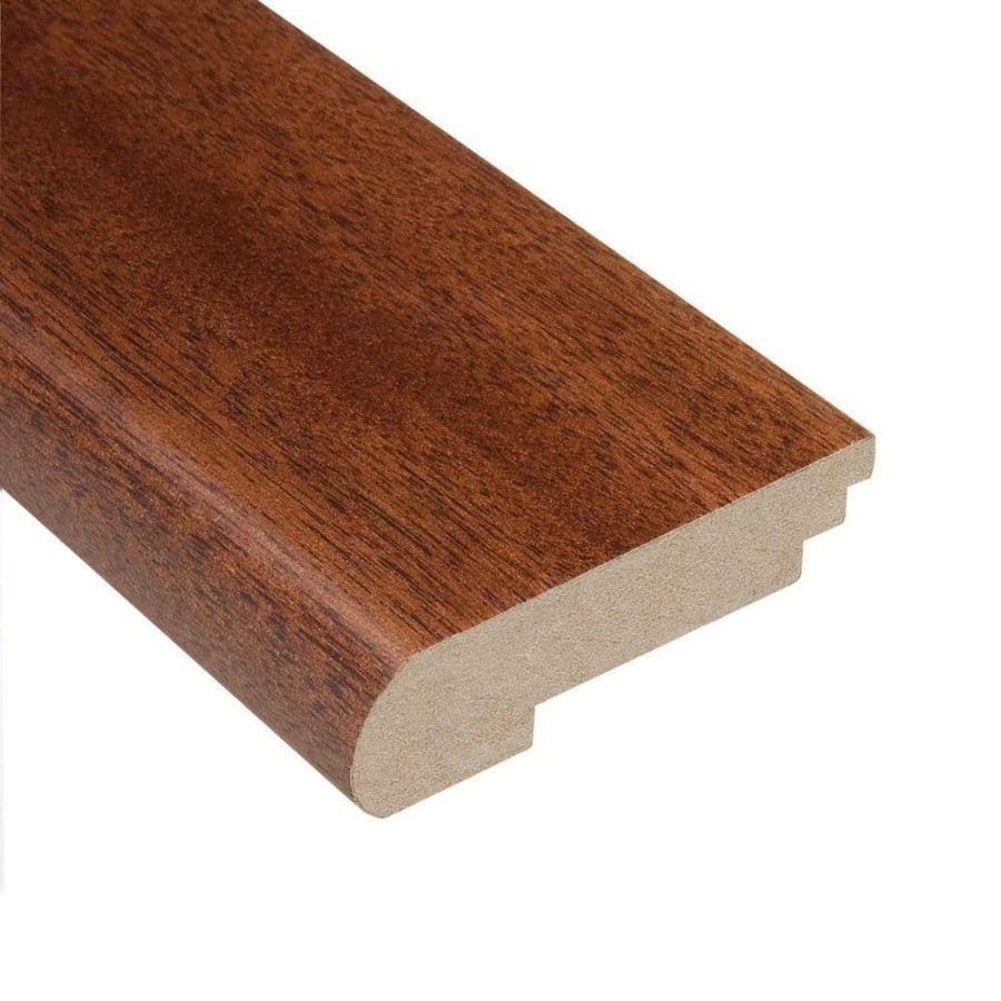 Hardwood Flooring * | Mahogany Natural 3/8 In. Thick X 3-3/8 In. Wide X 78 In. Length Stair Nose Molding By Homelegend