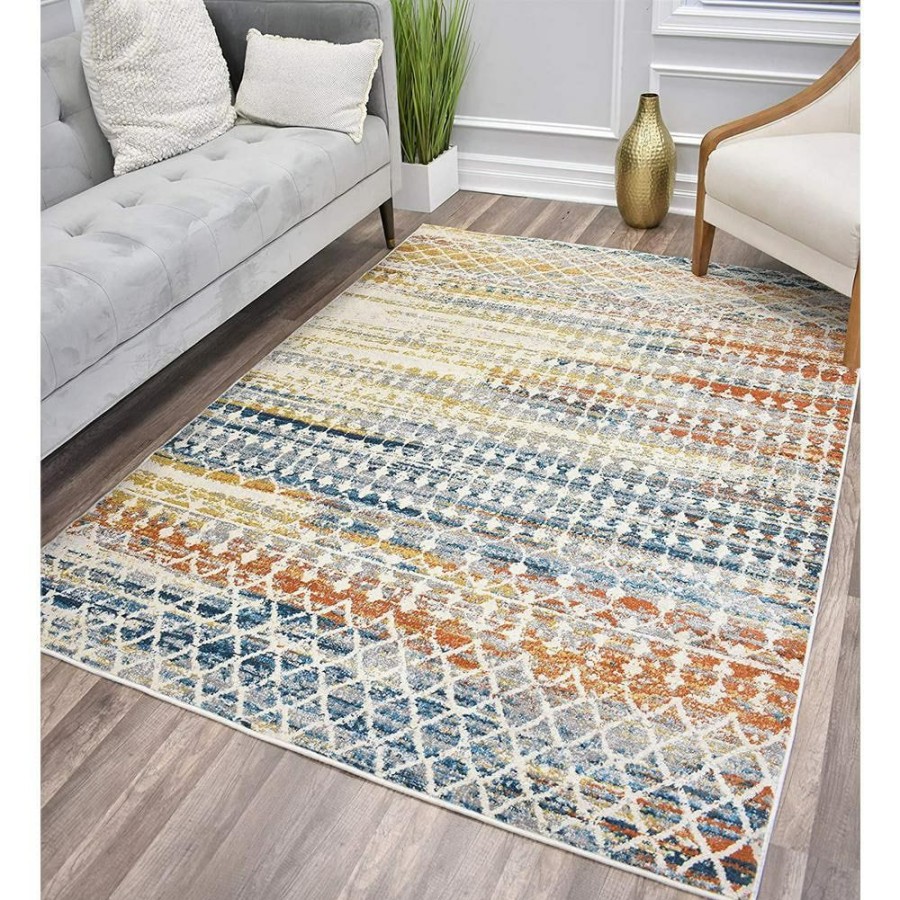 Rugs * | Taylor Tribal Harvest Beige 8 Ft. X 10 Ft. Area Rug By Cosmoliving By Cosmopolitan