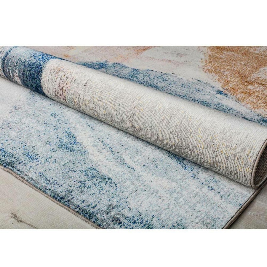 Rugs * | Smokey Multi-Colored 8 Ft. X 10 Ft. Contemporary Area Rug By Cosmoliving By Cosmopolitan