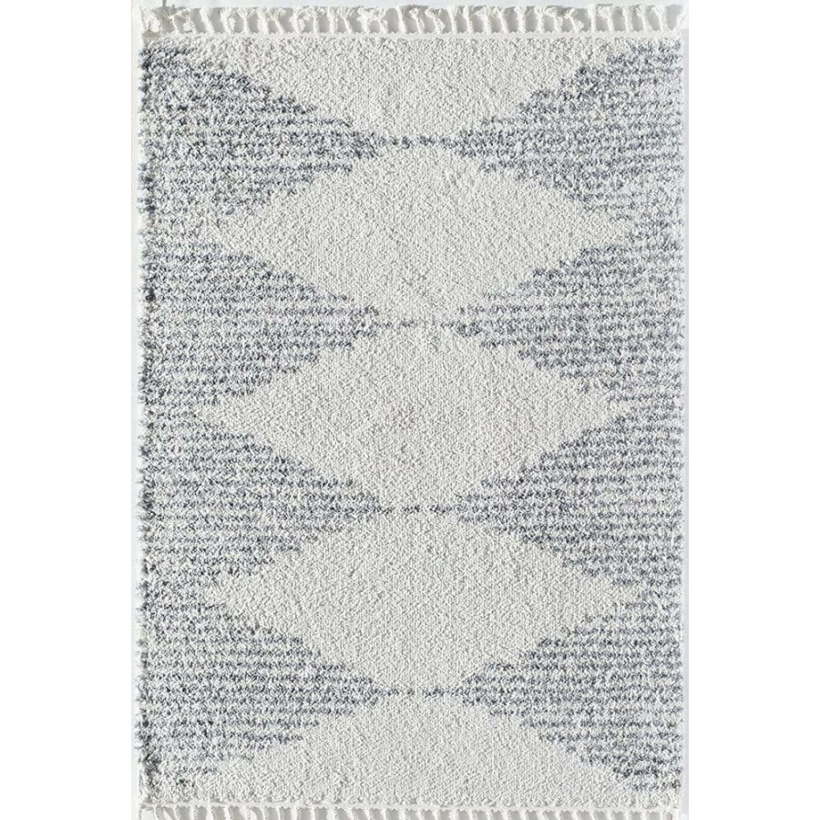 Rugs * | Mason Shag Heath White 2 Ft. X 4 Ft. Area Rug By Cosmoliving By Cosmopolitan