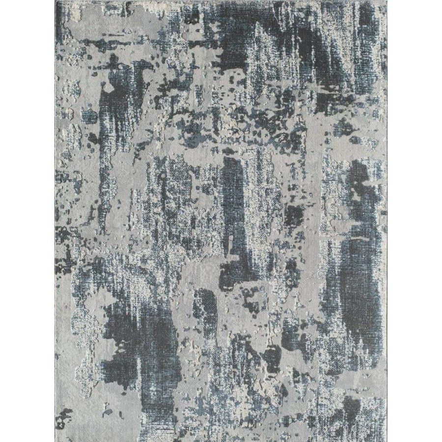 Rugs * | Auden Silver Platinum Gray 8 Ft. X 10 Ft. Area Rug By Cosmoliving By Cosmopolitan