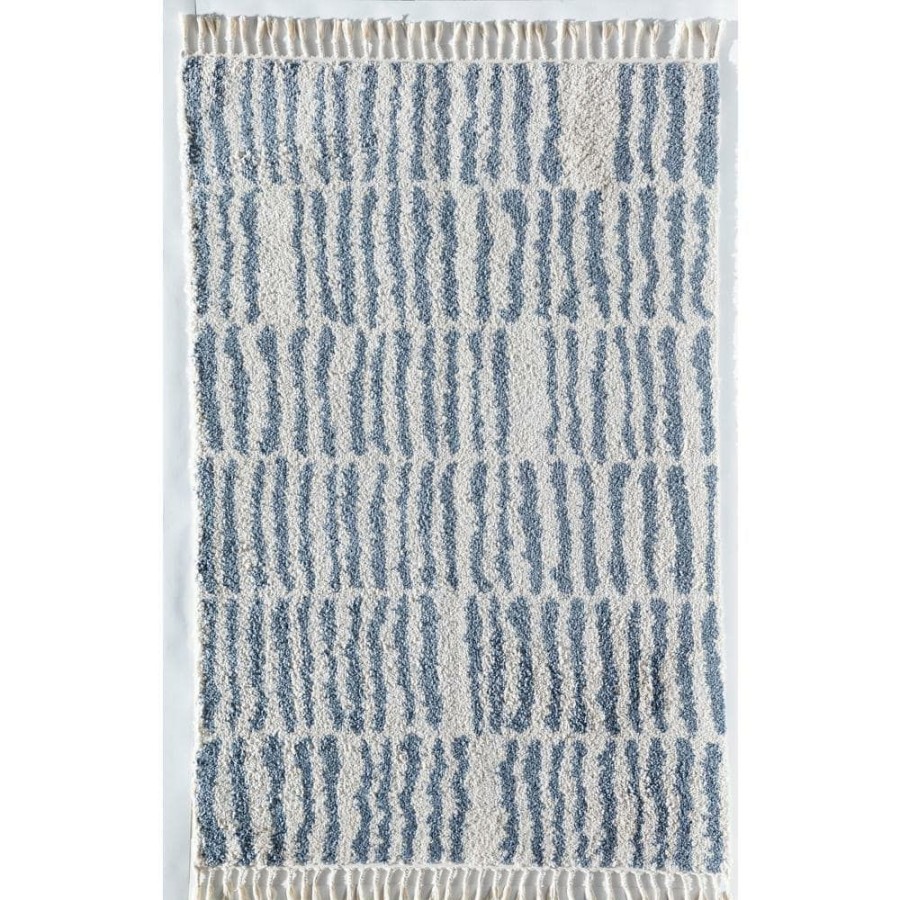 Rugs * | Winter'S Eve Geometric Modern White 8 Ft. X 10 Ft. Area Rug By Cosmoliving By Cosmopolitan