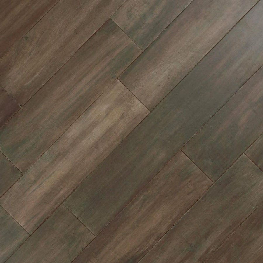 Hardwood Flooring * | Hs Smoked Gray Acacia 3/8 In. T X 5 In. W X Varying L Click Lock Exotic Engineered Hardwood Flooring(26.25 Sq. Ft./Case) By Homelegend