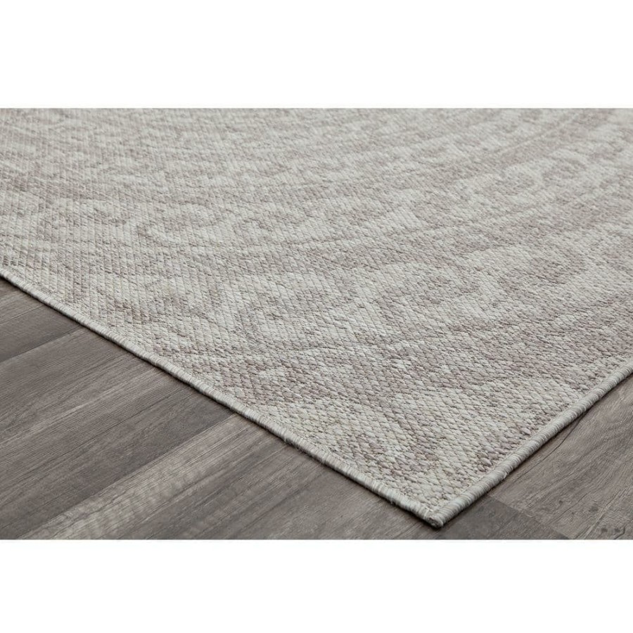 Rugs * | Villa Veranda Icy Swirl Gray 8 Ft. X 10 Ft. Transitional Abstract Area Rug By Cosmoliving By Cosmopolitan