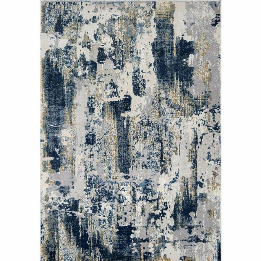 Rugs * | Auden Sapphire Blue 5 Ft. X 7 Ft. Area Rug By Cosmoliving By Cosmopolitan