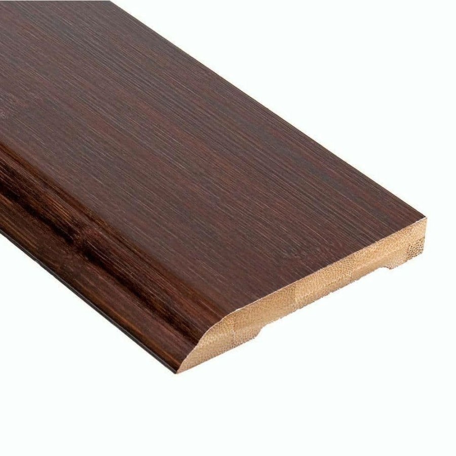 Hardwood Flooring * | Horizontal Walnut 1/2 In. Thick X 3-3/8 In. Wide X 94 In. Length Bamboo Wall Base Molding By Homelegend