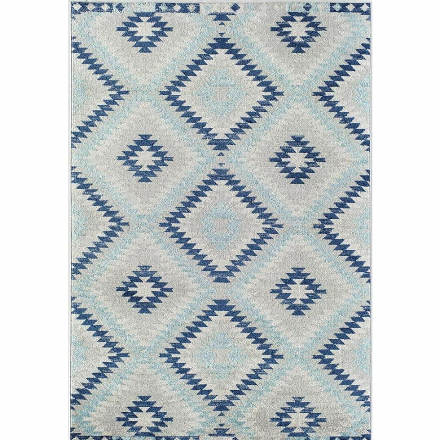 Rugs * | Bodrum Ice Blue 8 Ft. X 10 Ft. Area Rug By Cosmoliving By Cosmopolitan