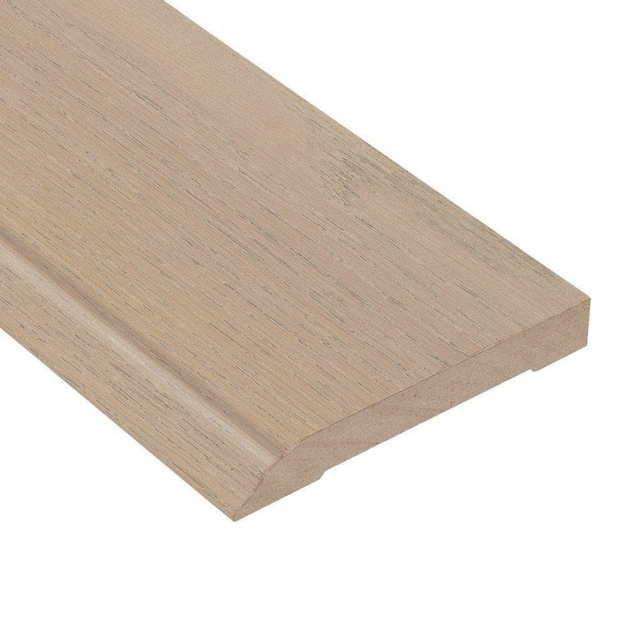 Hardwood Flooring * | Wire Brushed Oak Frost 1/2 In. Thick X 3-1/2 In. Wide X 94 In. Length Wall Base Molding By Homelegend