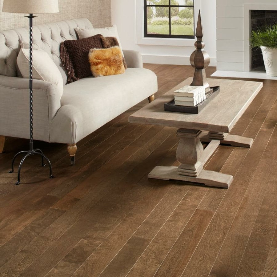 Hardwood Flooring * | Birch Hemingway 3/8 In. Thick X 5 In. Wide X Varying L Click Lock Engineered Hardwood Flooring (19.686 Sq. Ft. / Case) By Homelegend