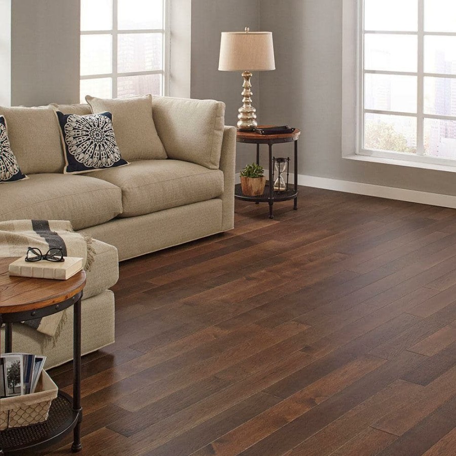 Hardwood Flooring * | Wire Brushed Ashor Hickory 3/8 In. T X 5 In. W X Varying Length Click Lock Eng Hardwood Flooring (19.686 Sq. Ft. / Case) By Homelegend