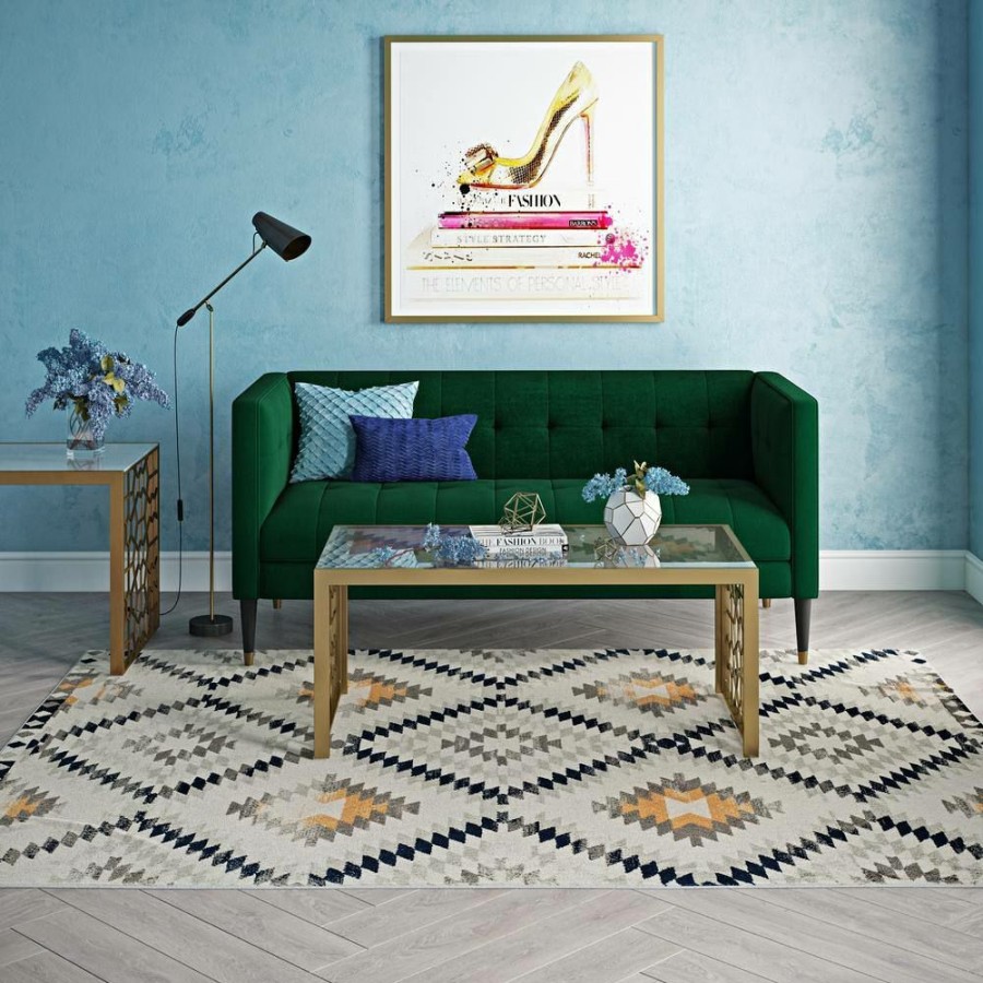 Rugs * | Bodrum Kilim Gold Beige 3 Ft. X 5 Ft. Area Rug By Cosmoliving By Cosmopolitan